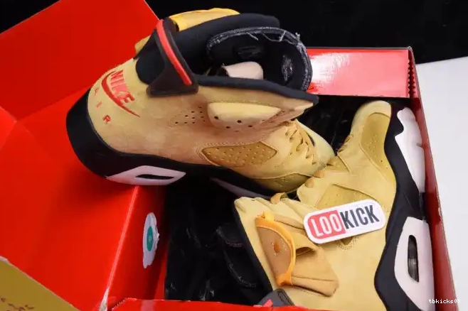 Rep TBkick JORDAN X TRAVIS SCOTT 6 YELLOW AIR CN1084-300 0616